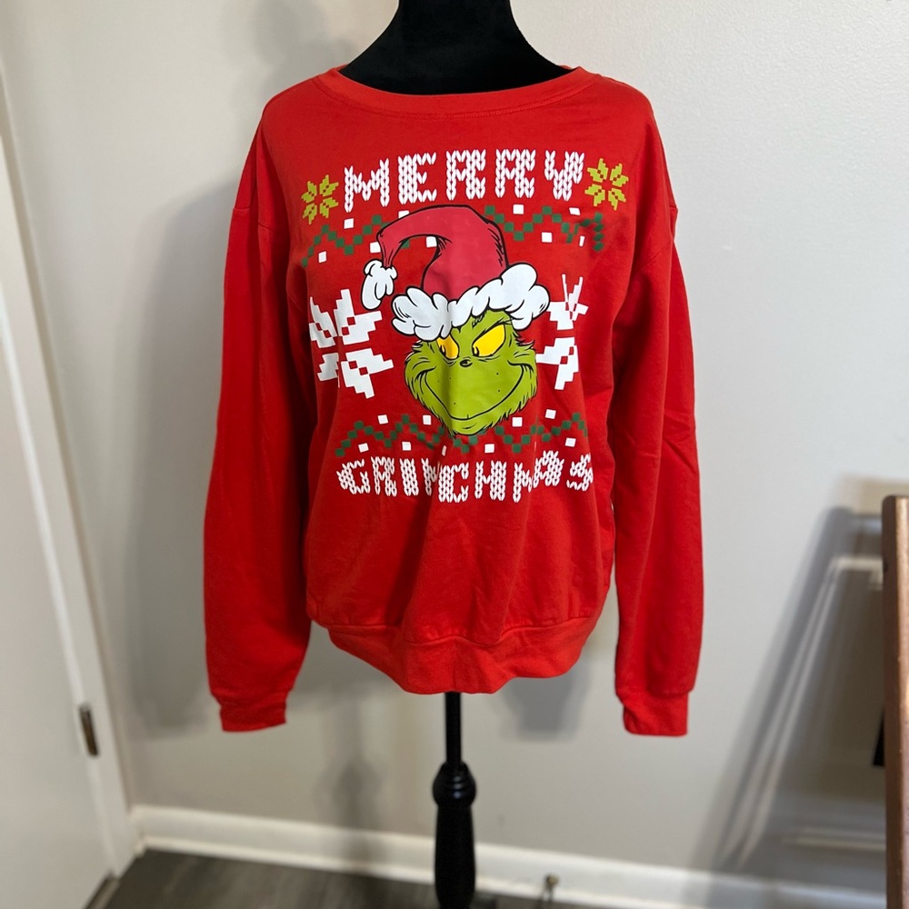 The Grinch Merry Grinchmas Christmas Sweater size S
